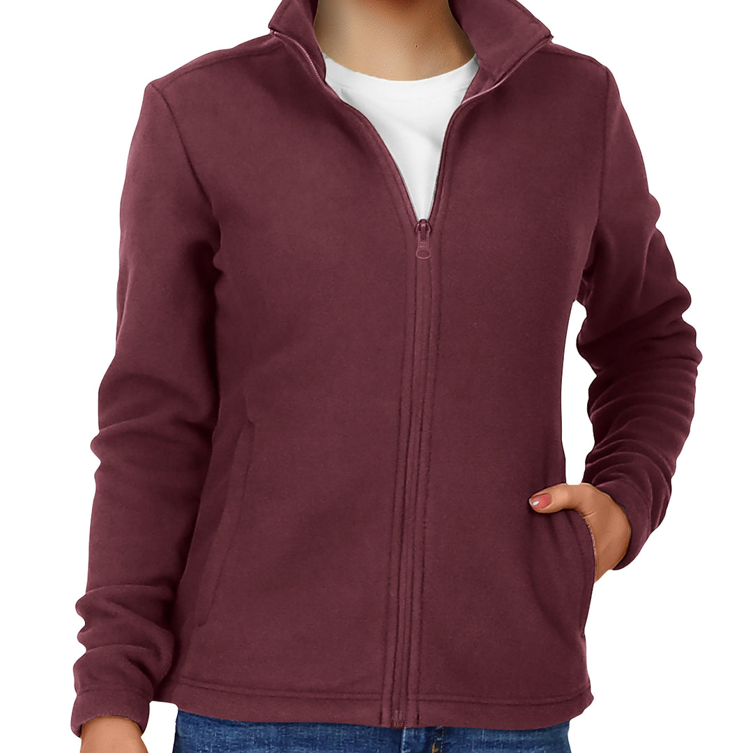 Willow | Cosy Full-Zip Fleece Jacket – Warm Without the Bulk, High Collar