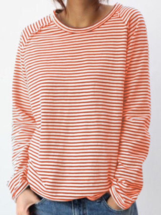 Clara | Striped Long Sleeve Top