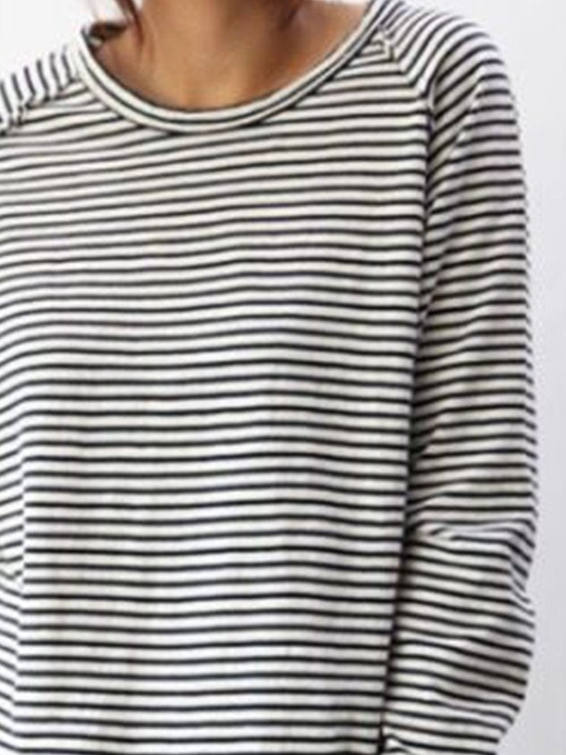 Clara | Striped Long Sleeve Top