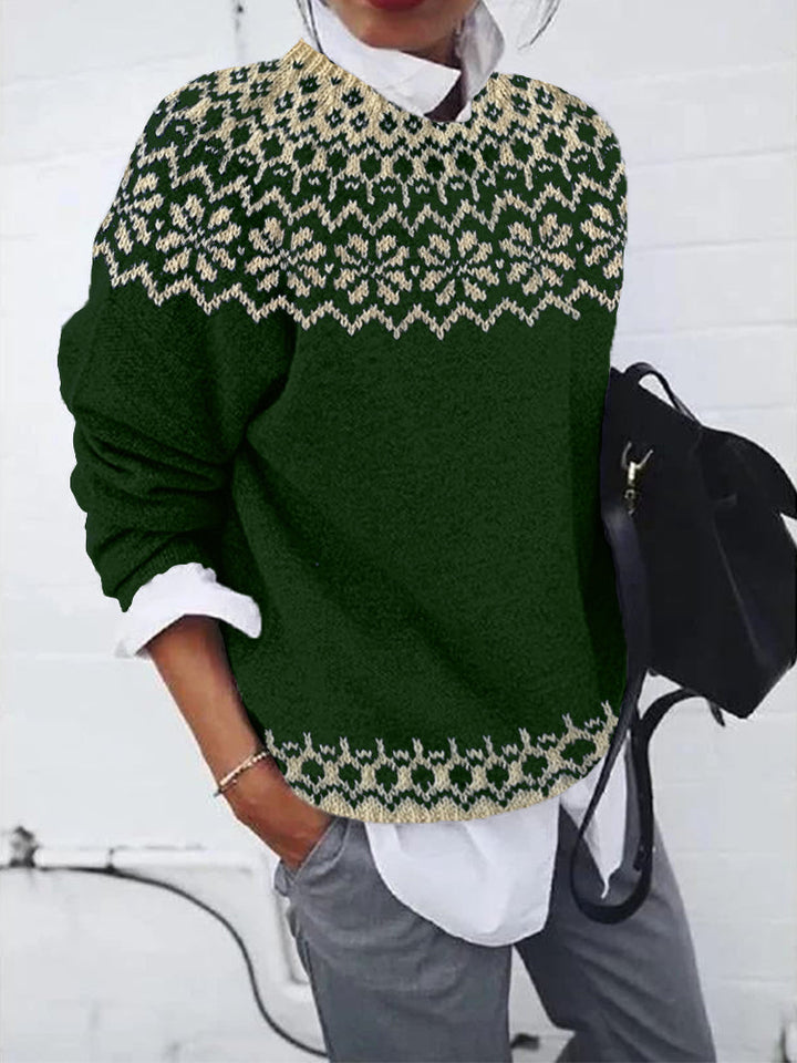 Heather | Jacquard Knit Jumper