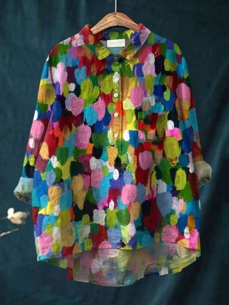 Women’s Blouse | Button-Up Floral