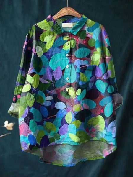 Women’s Blouse | Button-Up Floral