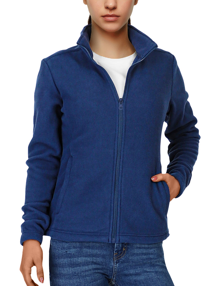 Willow | Cosy Full-Zip Fleece Jacket – Warm Without the Bulk, High Collar