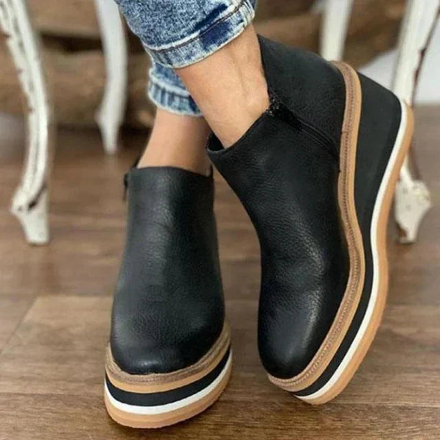 Jeanne | Women's Waterproof Ankle Boots with Side Zipper