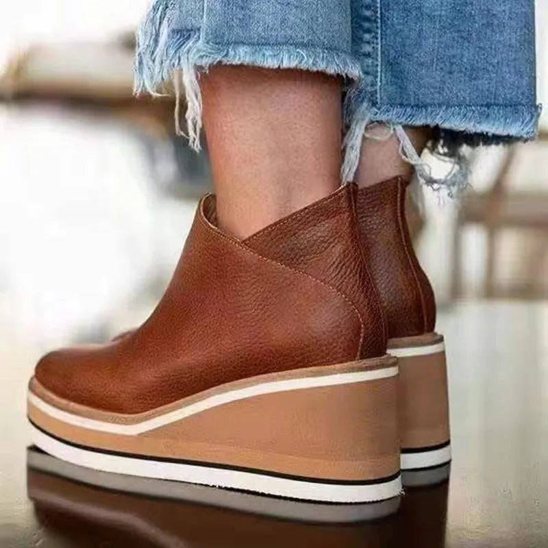 Jeanne | Women's Waterproof Ankle Boots with Side Zipper