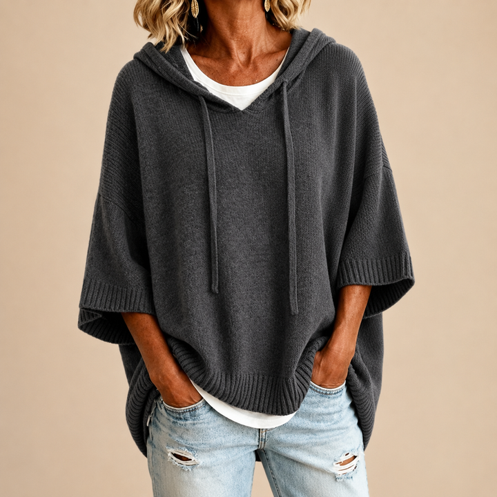 Celinda | Chic Oversized Hooded Jumper – Soft, Relaxed Fit, 10 Colours