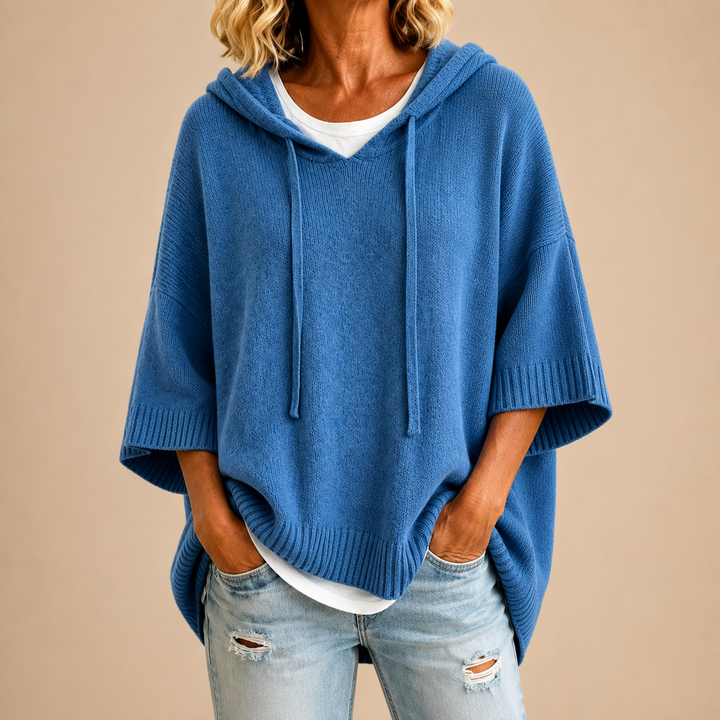 Celinda | Chic Oversized Hooded Jumper – Soft, Relaxed Fit, 10 Colours