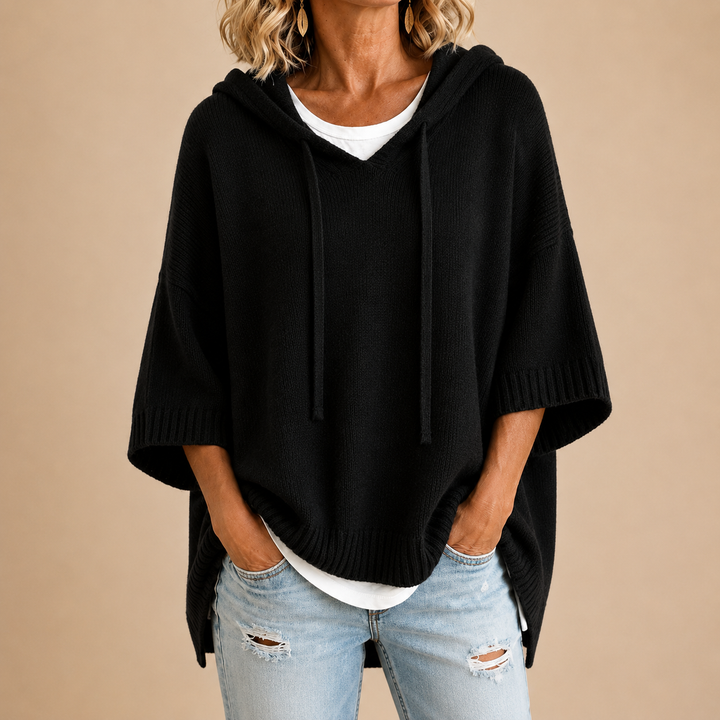 Celinda | Chic Oversized Hooded Jumper – Soft, Relaxed Fit, 10 Colours