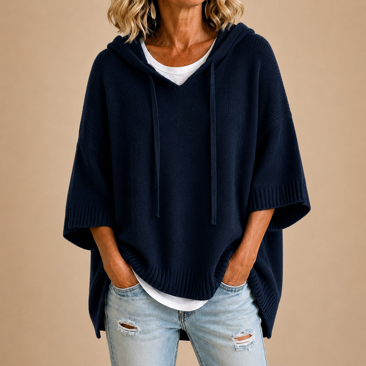 Celinda | Chic Oversized Hooded Jumper – Soft, Relaxed Fit, 10 Colours