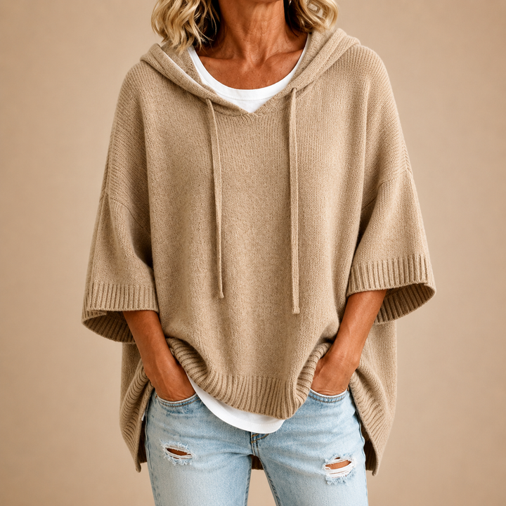 Celinda | Chic Oversized Hooded Jumper – Soft, Relaxed Fit, 10 Colours