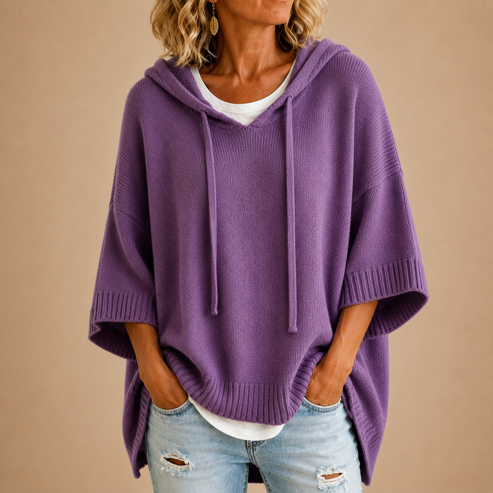Celinda | Chic Oversized Hooded Jumper – Soft, Relaxed Fit, 10 Colours