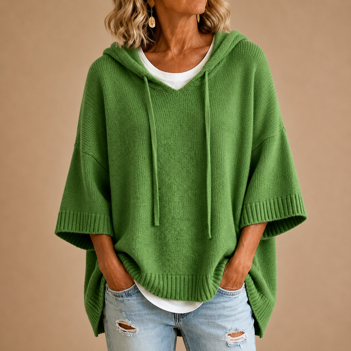 Celinda | Chic Oversized Hooded Jumper – Soft, Relaxed Fit, 10 Colours
