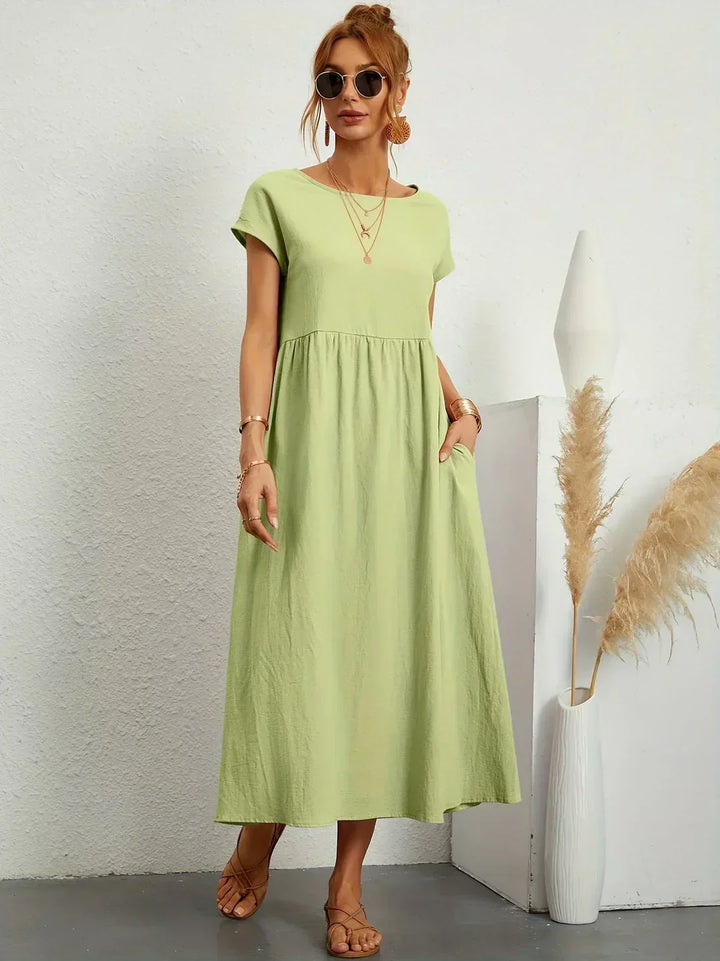 Ursina™ | Fluid Midi Dress