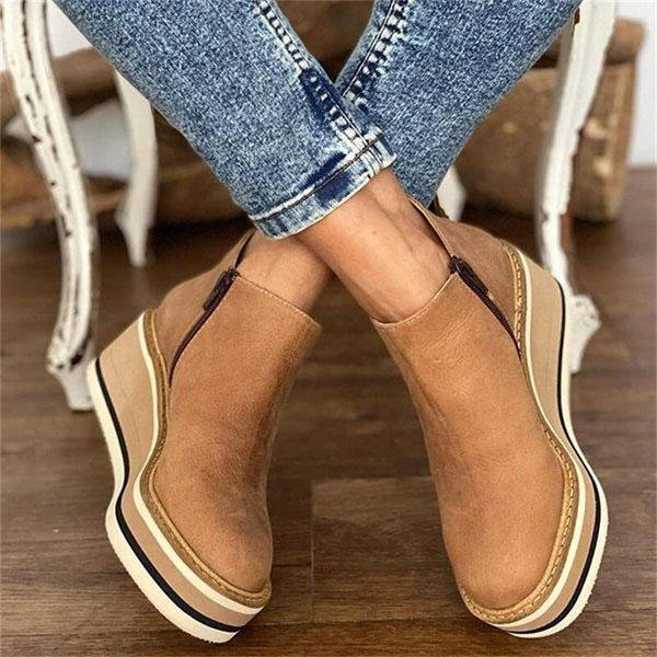 Jeanne | Women's Waterproof Ankle Boots with Side Zipper