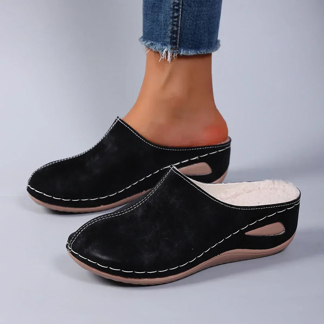 Polerine | Orthopaedic Cosy Slippers – Warm Plush Lining, Arch Support, Non-Slip