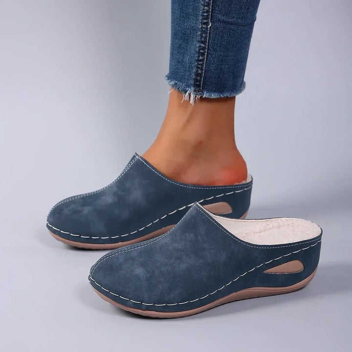 Polerine | Orthopaedic Cosy Slippers – Warm Plush Lining, Arch Support, Non-Slip