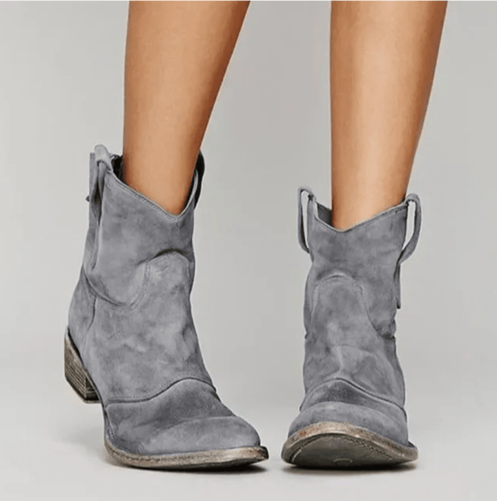 Piper | Western Pull-On Ankle Boots