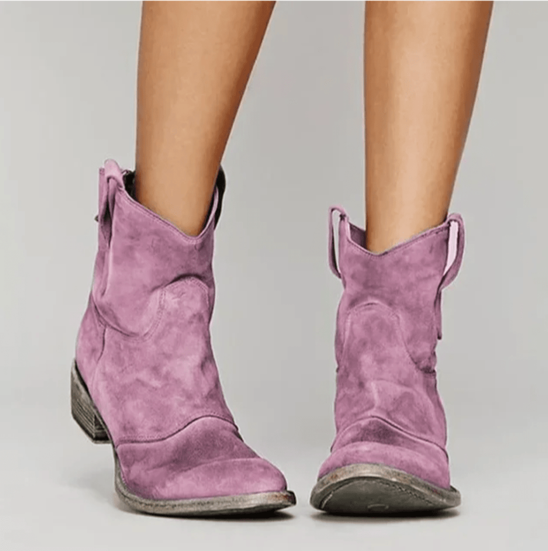 Piper | Western Pull-On Ankle Boots