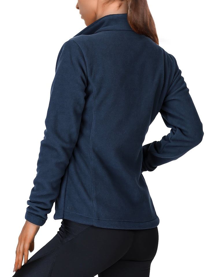 Willow | Cosy Full-Zip Fleece Jacket – Warm Without the Bulk, High Collar