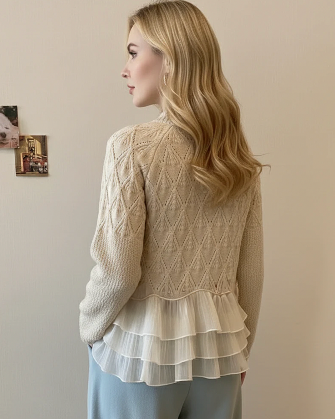 Ruvella | Soft Ruffle Jumper – Feminine Detail, Relaxed Never-Clingy Fit