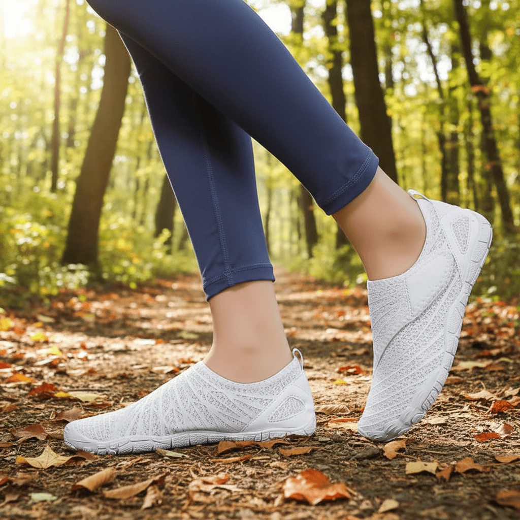 Mira | Barefoot Orthopedic Trainers – Wide Toe Box, Ultra-Light, Easy Strap