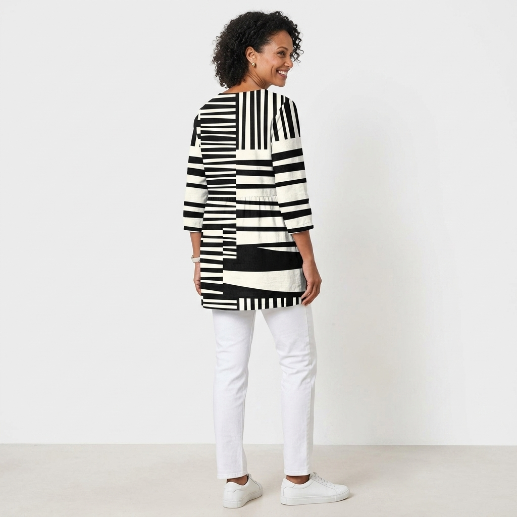 Sophie | Long Blouse with V-Neck