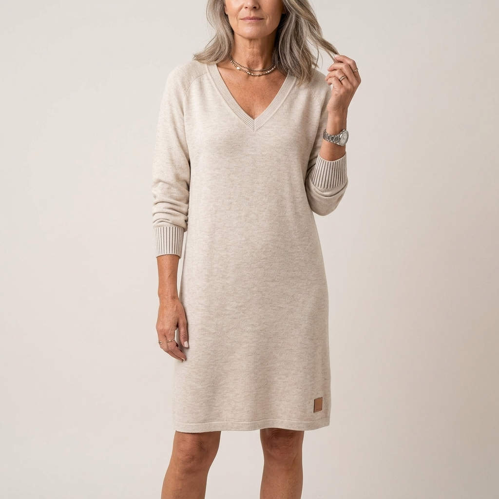 Clem | The V-Neck Midi Dress