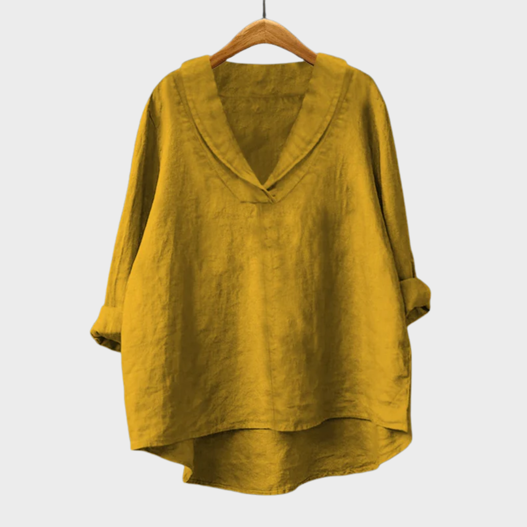 Elowen | Relaxed V-Neck Blouse