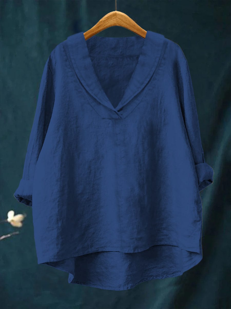 Elowen | Relaxed V-Neck Blouse