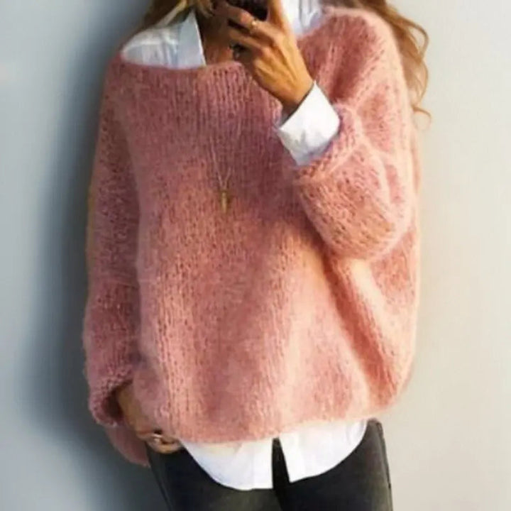 Poppy | Soft Oversized Fluffy Knit Jumper – Relaxed Fit, Cosy, Never Scratchy