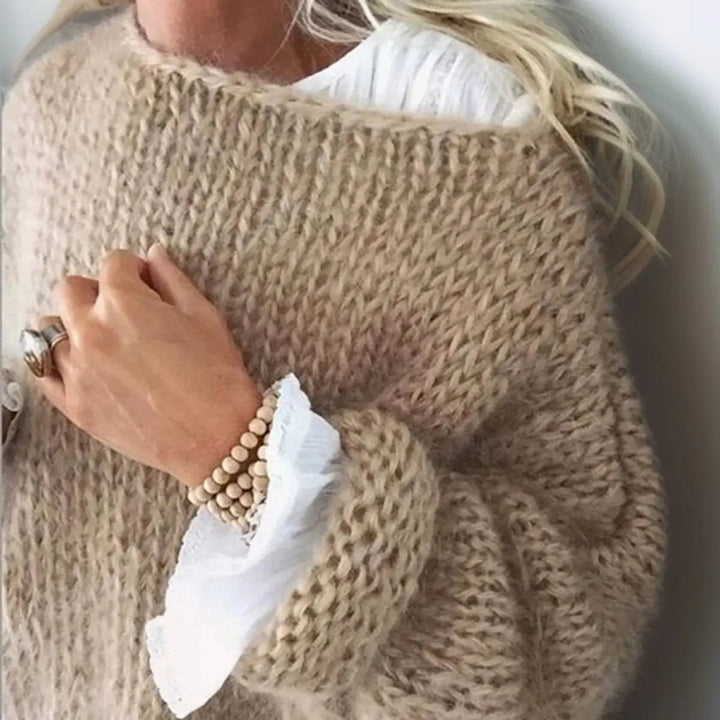 Mabel | Cloud-Soft Oversized Jumper – Fluffy Knit, Pastel Colours, Never Itchy