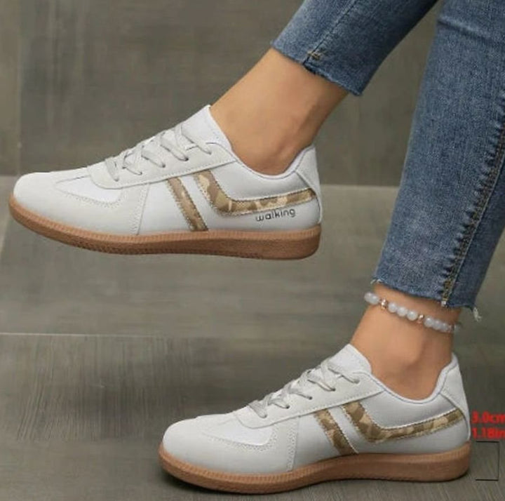 Lily | Women's Wide Toe Box Orthopedic Lace-Up Trainers