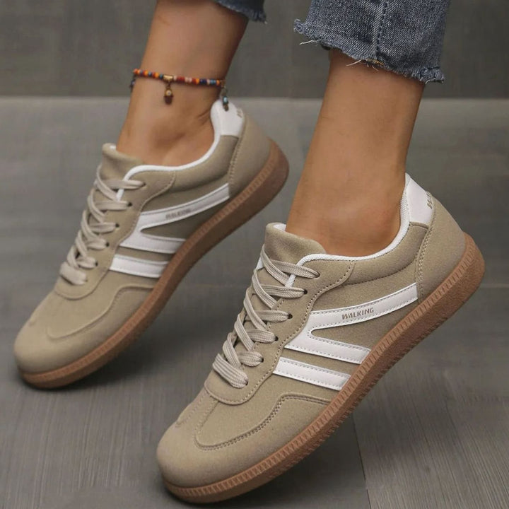 Lily | Women's Wide Toe Box Orthopedic Lace-Up Trainers