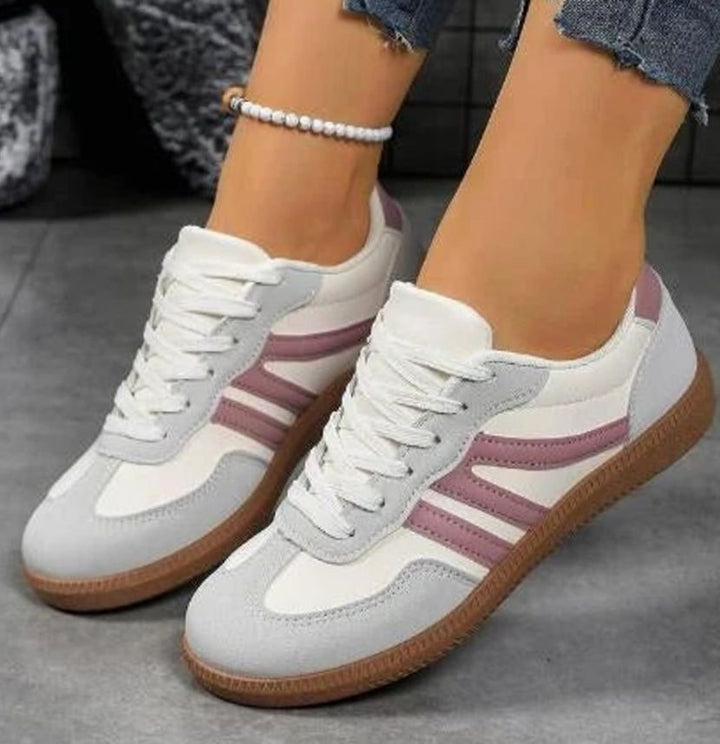 Lily | Women's Wide Toe Box Orthopedic Lace-Up Trainers