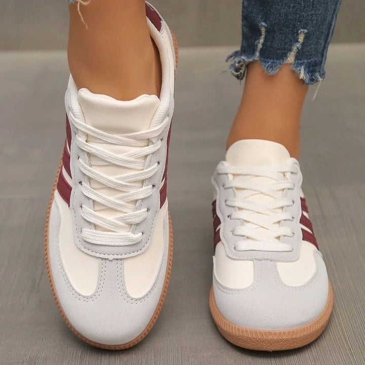 Lily | Women's Wide Toe Box Orthopedic Lace-Up Trainers