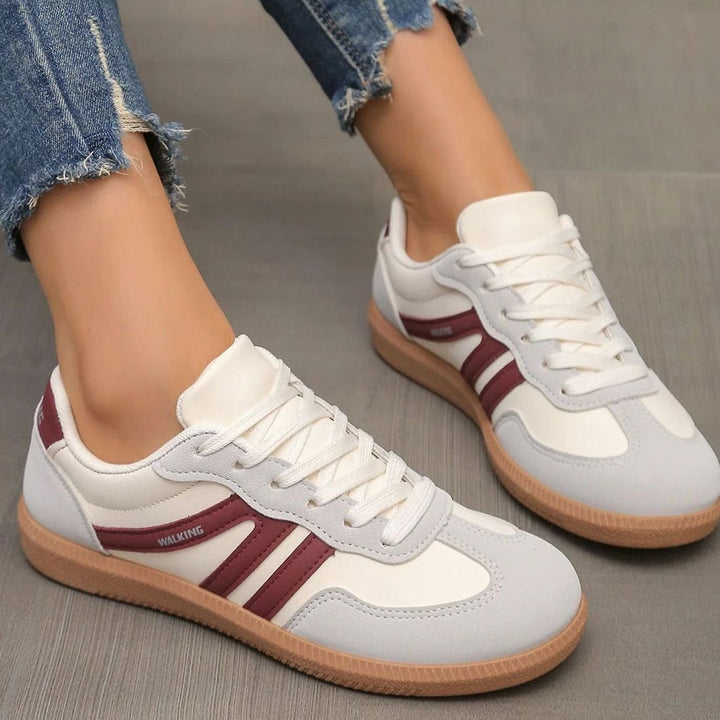 Lily | Women's Wide Toe Box Orthopedic Lace-Up Trainers