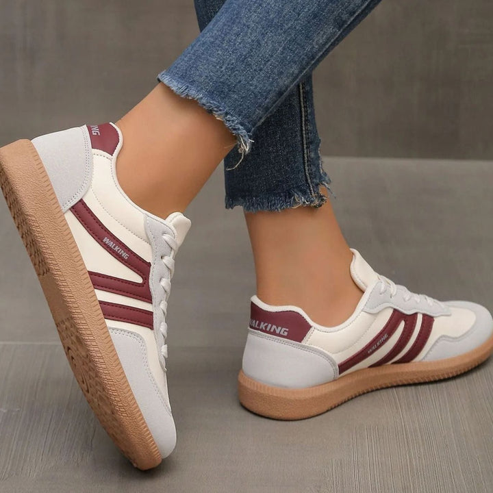 Lily | Women's Wide Toe Box Orthopedic Lace-Up Trainers