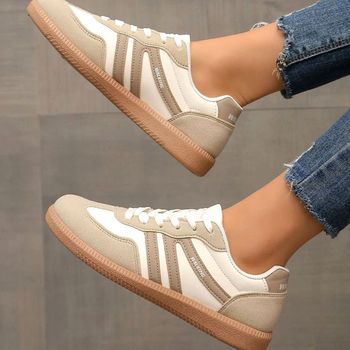 Lily | Women's Wide Toe Box Orthopedic Lace-Up Trainers