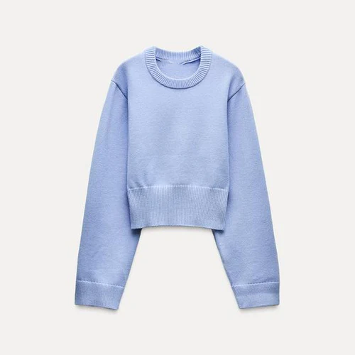 Leila | Cropped knitted jumper